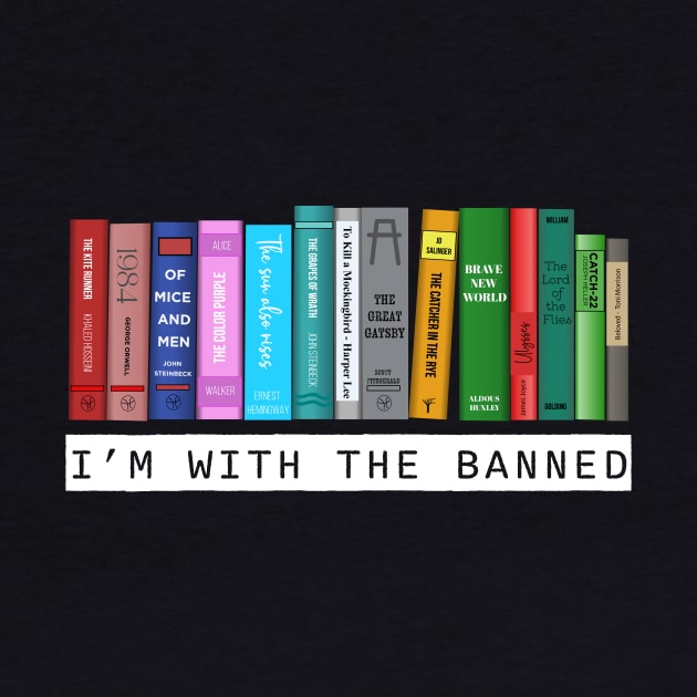 I'm with the banned books bookish by OutfittersAve